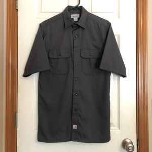 Carhartt button down short sleeve shirt